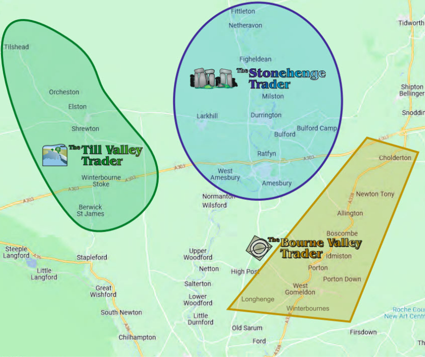 The Trader distribution areas