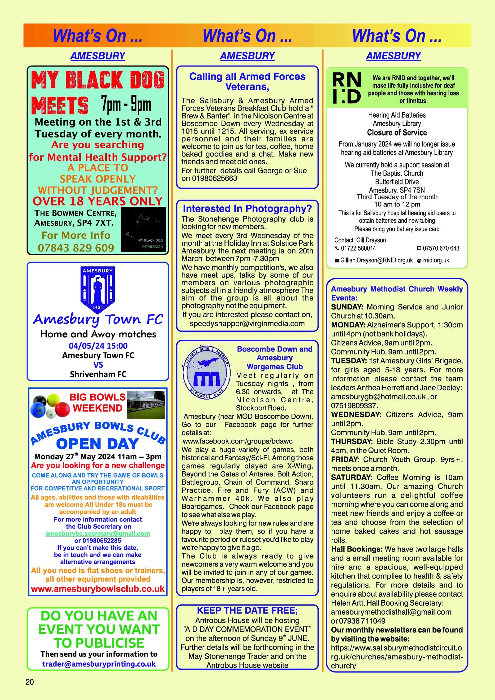 Stonehenge Trader Current Issue Page 20
